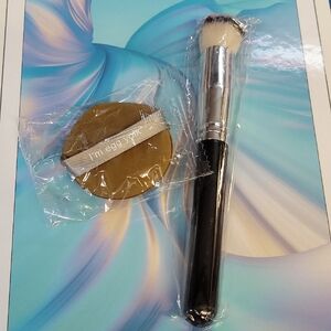 Makeup Brush and Puff Set of 2 New Sealed Packages